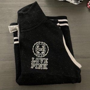 PINK half-zip sweatshirt